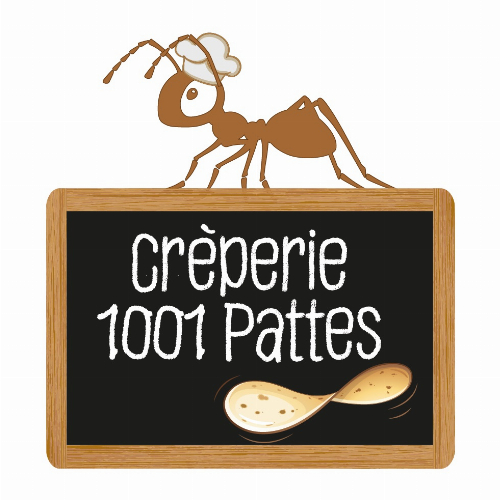 Logo Crêperie 1001 Pattes